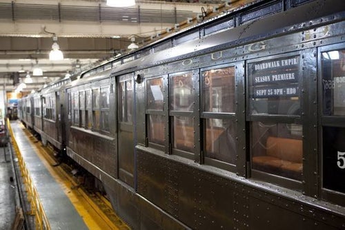 em>Boardwalk Empire</em> Brings Back 1920s Vintage Subway Train To