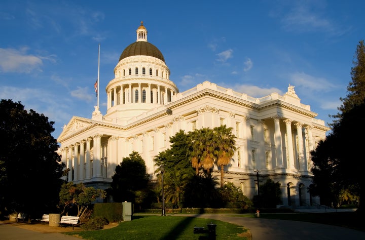 california state capitol at...