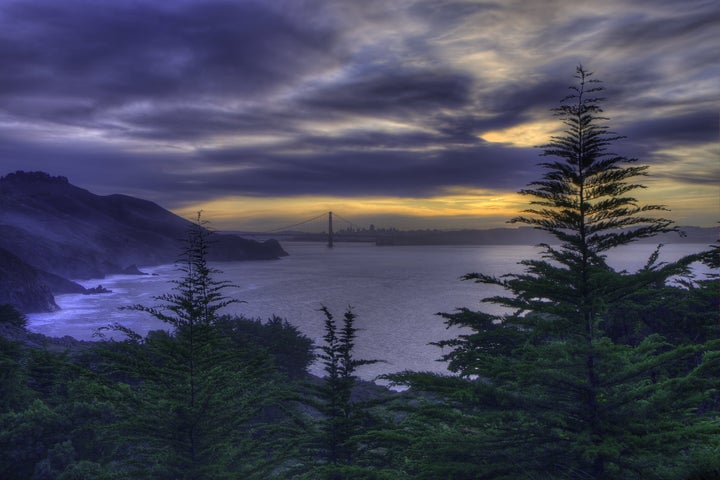 san francisco skyline and...