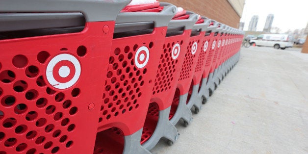 TORONTO, ON - NOVEMBER 19 - Exterior pictures of Target store in Cloverdale Mall in Toronto on November 19, 2014 (Vince Talotta/Toronto Star via Getty Images)