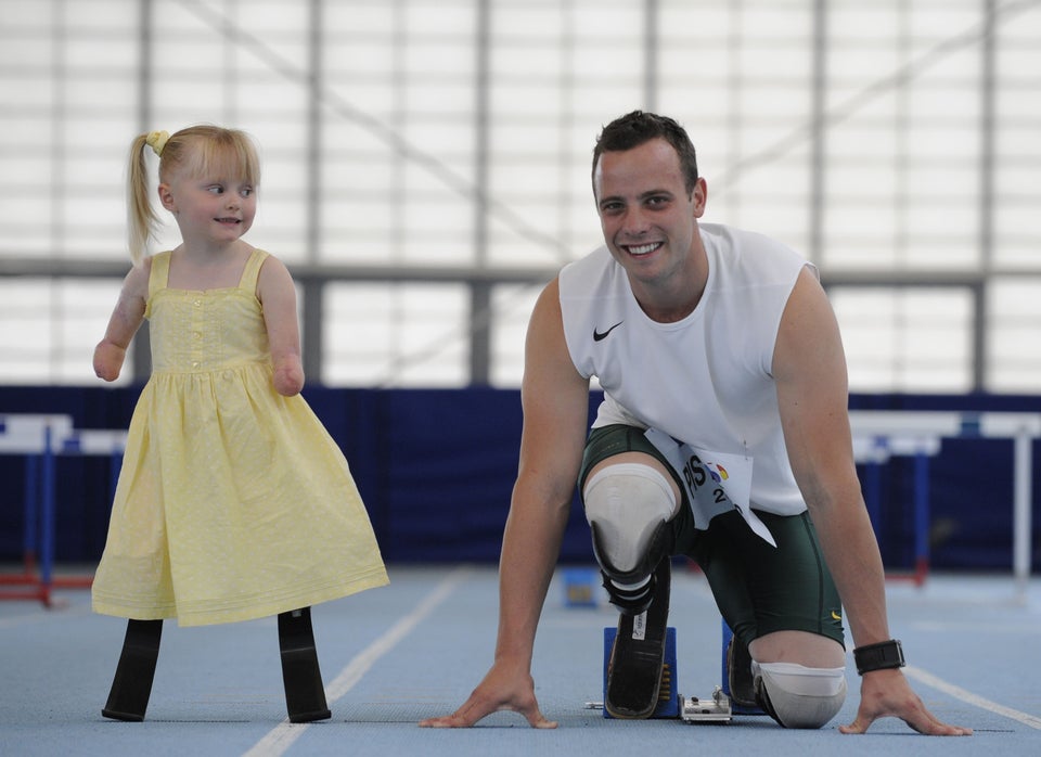 Oscar Pistorius and Ellie