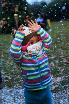 Surprise Snowfall Turns Atlanta Children's Hospital Into Winter Wonderland