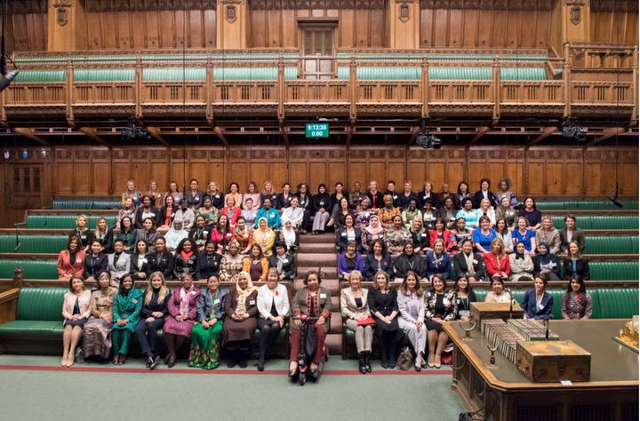 Female MPs from five continents were in the Commons