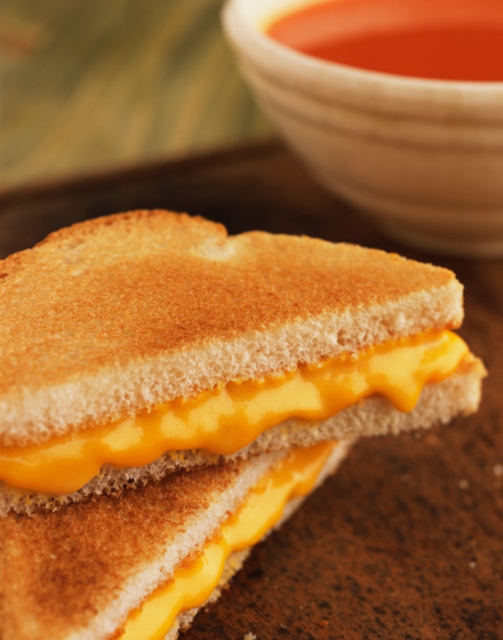 Grilled cheese and tomato soup