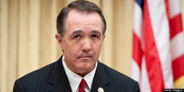 UNITED STATES Ð FEBRUARY 8: Rep. Trent Franks, R-Ariz., takes his seat as he prepares to chair the House Judiciary Committee hearing on H.R.3, the 'No Taxpayer Funding for Abortion Act,' on Tuesday, Feb. 8, 2011. (Photo By Bill Clark/Roll Call)