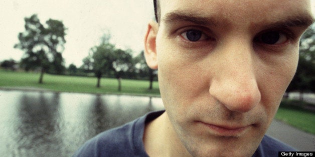 Portrait of Ian MacKaye of Fugazi, taken in 1996.; Job: 80550; Ref: MGE; (Photo by Martyn Goodacre/Photoshot/Getty Images)