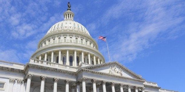 Washington DC, capital city of the United States. National Capitol building.