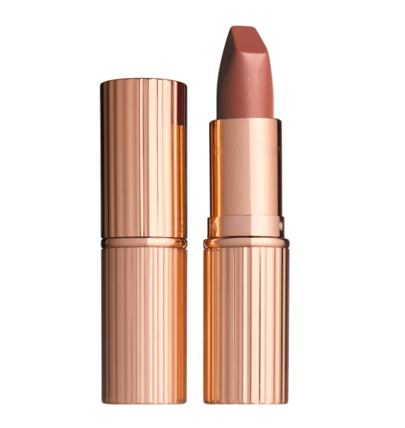 <a href="https://shop.nordstrom.com/s/charlotte-tilbury-matte-revolution-lipstick/4083222" target="_blank" rel="noopener noreferrer">Charlotte Tilbury's Matte Revolution lipstick</a> in "Very Victoria," $34.