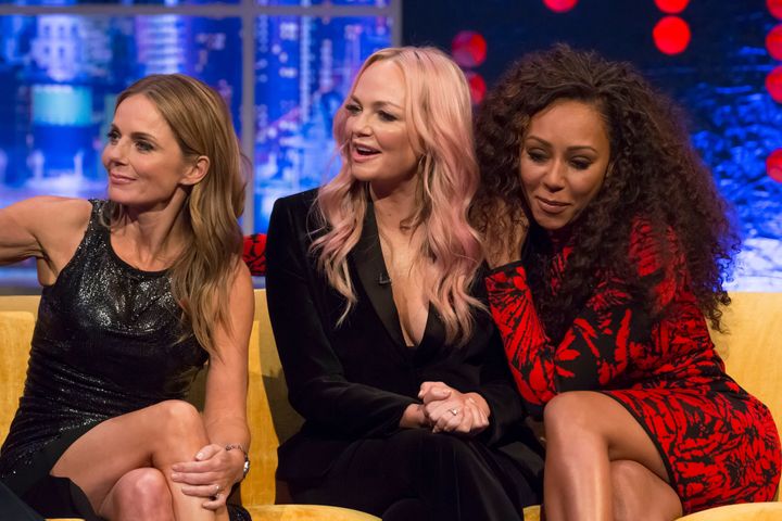 Mel B and her bandmates on 'The Jonathan Ross Show'