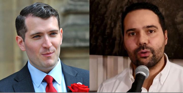 Glasgow North East MP Paul Sweeney (left) and Novaro Media's Aaron Bastani 