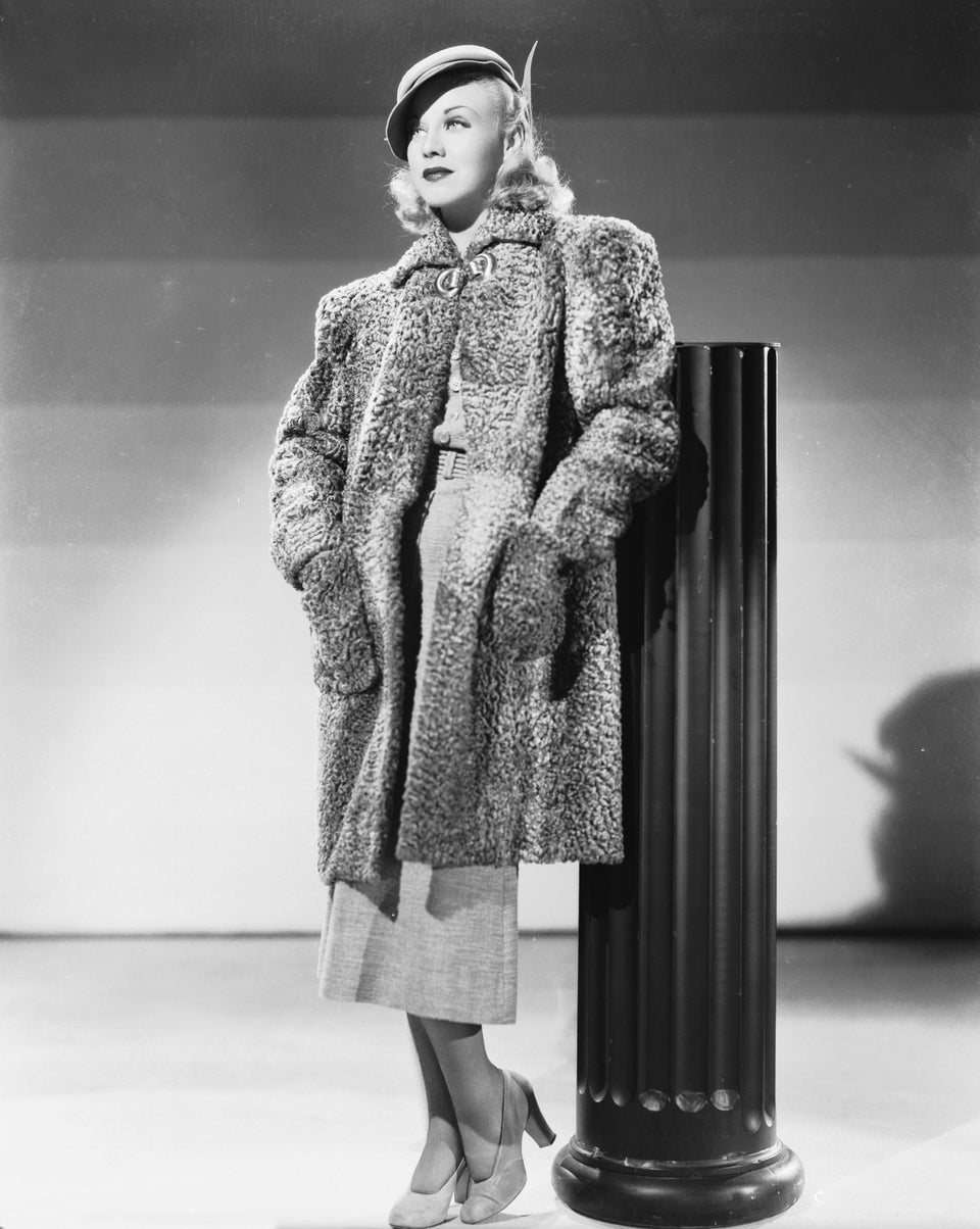 Audrey hepburn hot sale fur coat