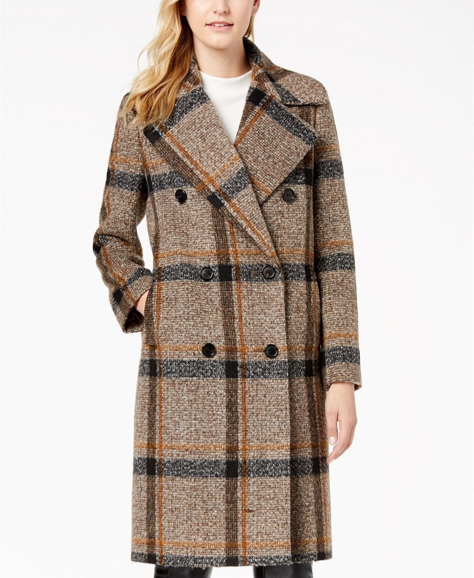 Kendall and kylie cheap double breasted long coat