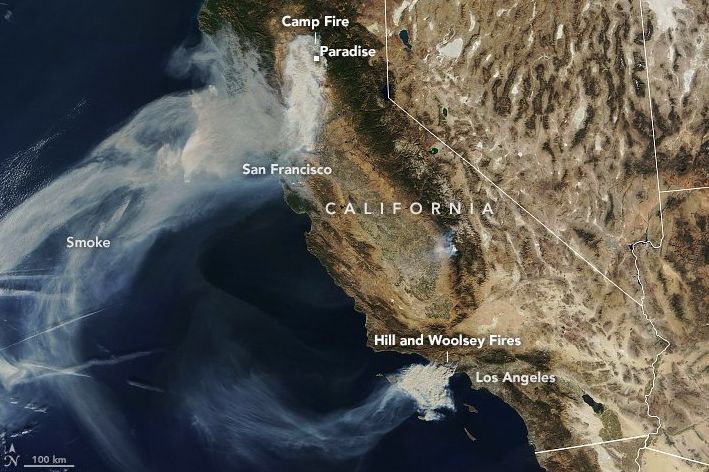Stunning NASA Photos Show California's Devastating ...