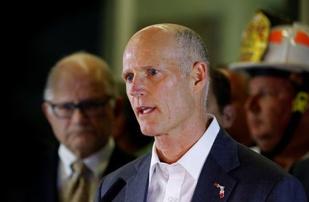 Florida Gov. Rick Scott, who is running for U.S. Senate, filed multiple lawsuits Sunday regarding the election.