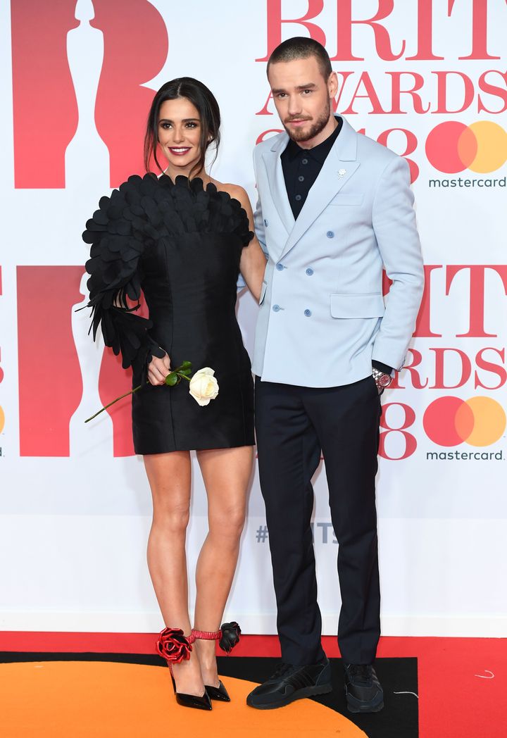 Cheryl and Liam at the Brit Awards earlier this year