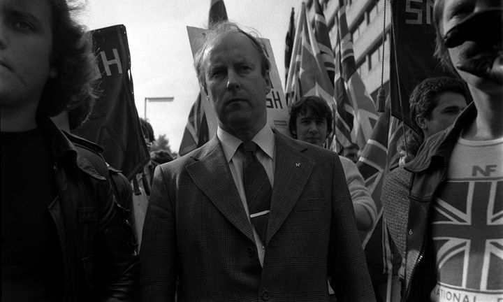 National Front leader John Tyndall in 1979