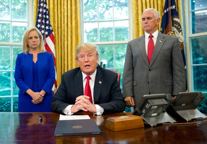 President Donald Trump has regularly lambasted Homeland Security Secretary Kirstjen Nielsen in front of other Cabinet members, unhappy with her work to implement his immigration policy.