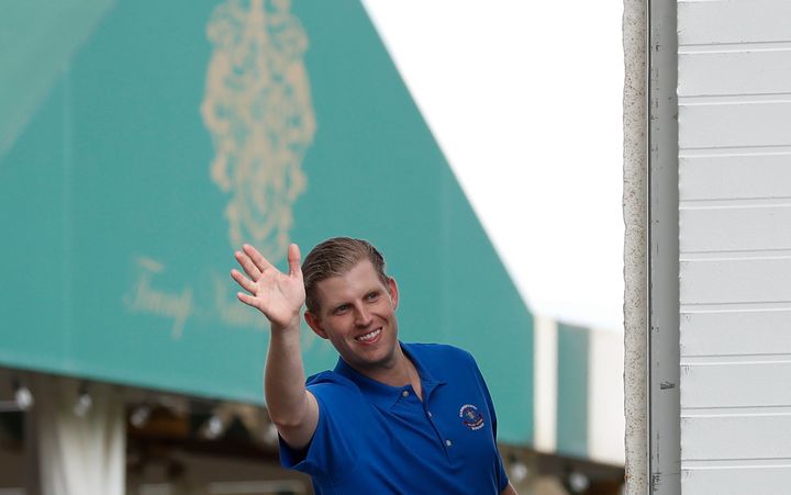 Eric Trump's foundation is under investigation for allegedly giving money it raised for charity to his dad's businesses.