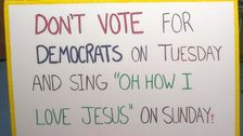 Florida Church Ditched As Polling Site Over Sign Telling Christians Not Vote For Democrats