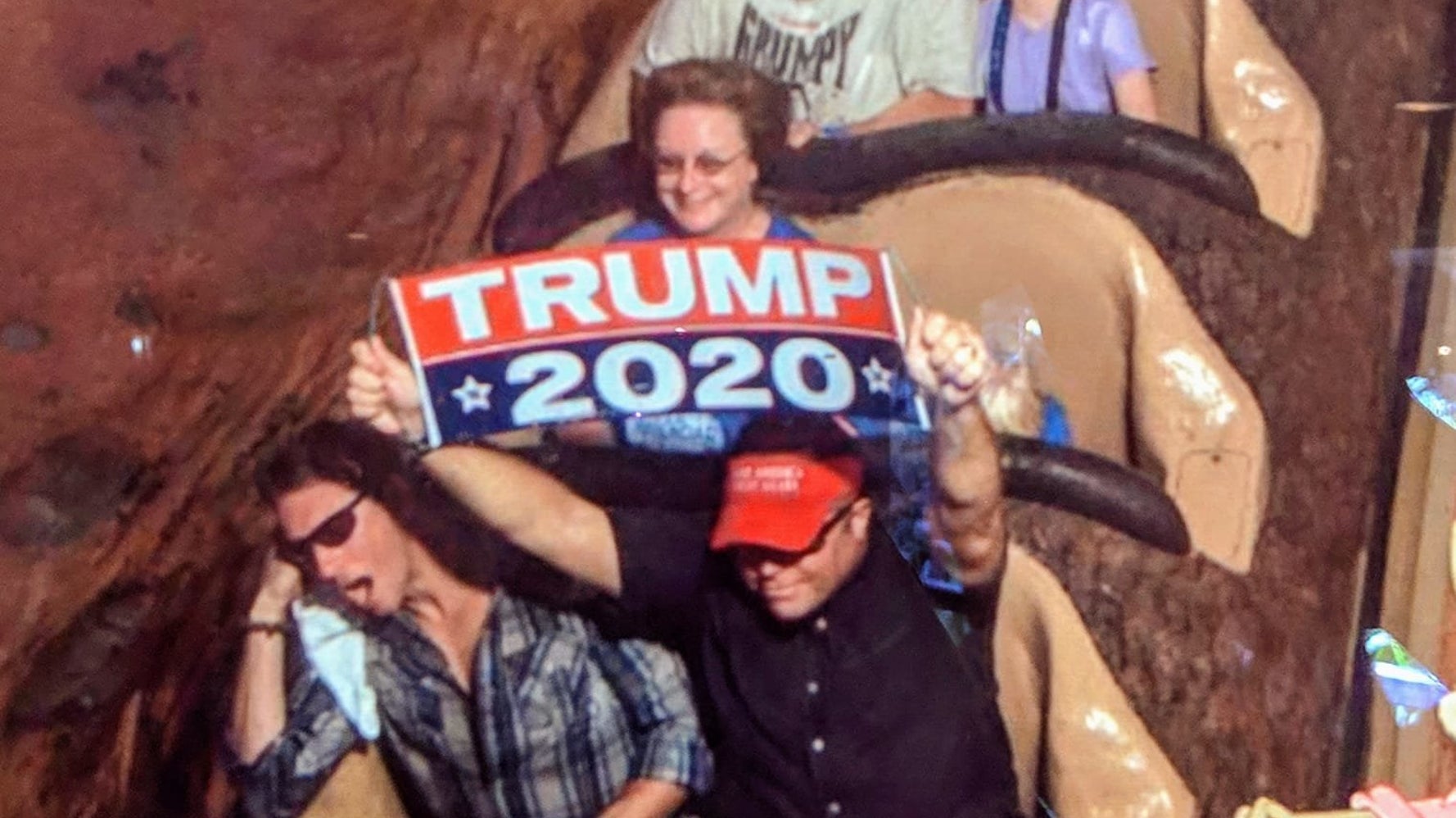 Disney Permanently Bans Trump Fan For Repeatedly Flashing Trump 2020 Signs Huffpost Disney Permanently Bans Trump Fan For Repeatedly Flashing Trump 2020 Signs Huffpost