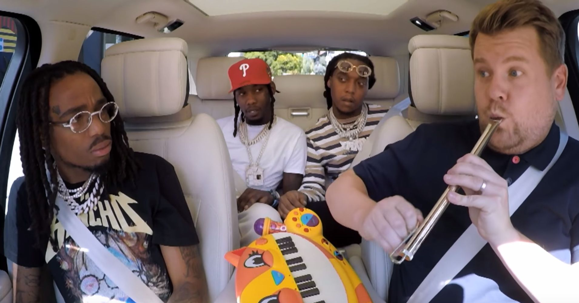 James Corden Learns Not To Mess With Migos' Sound On ...