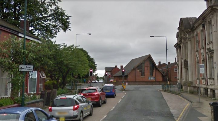 Spring Lane, Radcliffe, near Bury, was the scene of one of the suspected kidnapping attempts.