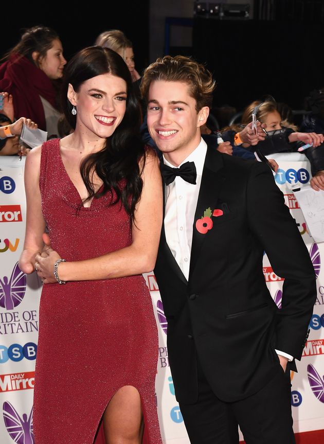 Lauren Steadman and AJ Pritchard at the Pride Of Britain awards