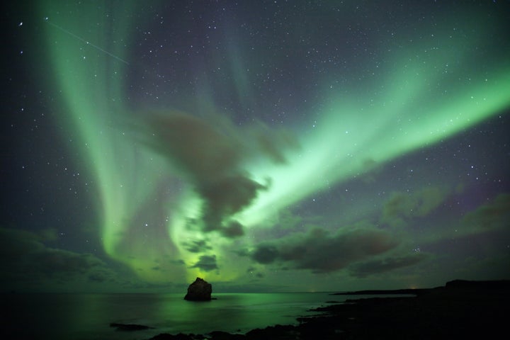 The Northern Lights, as seen from Iceland 