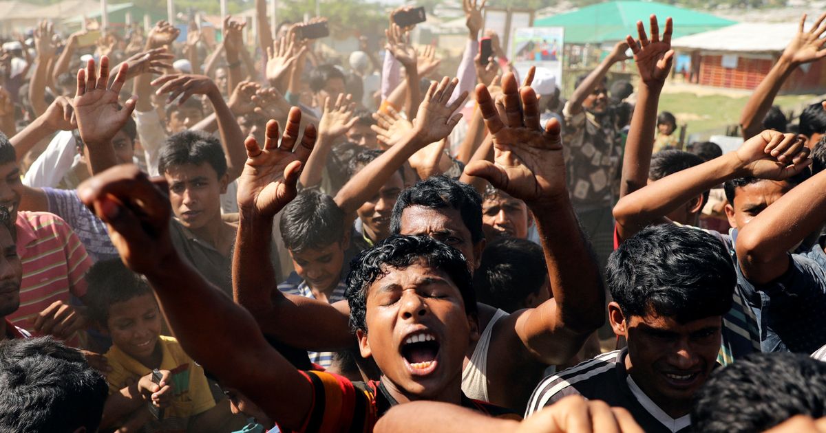 Rohingya Protest Planned Return To Myanmar Huffpost Uk