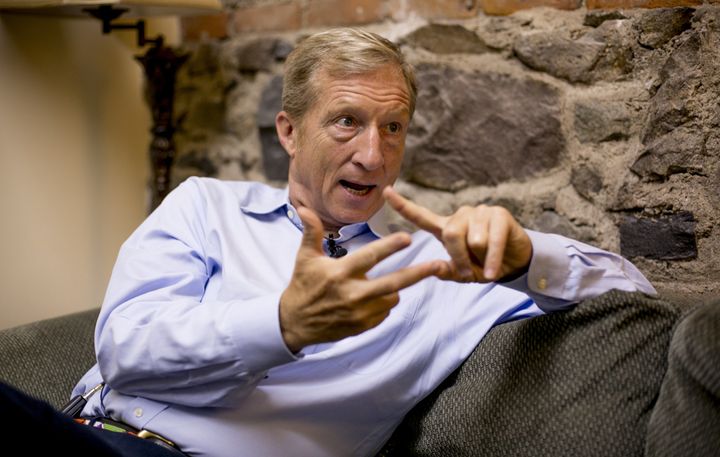 Billionaire Tom Steyer is one of the donors involved in the Democracy Alliance. The group is holding a postelection briefing this week in Washington.