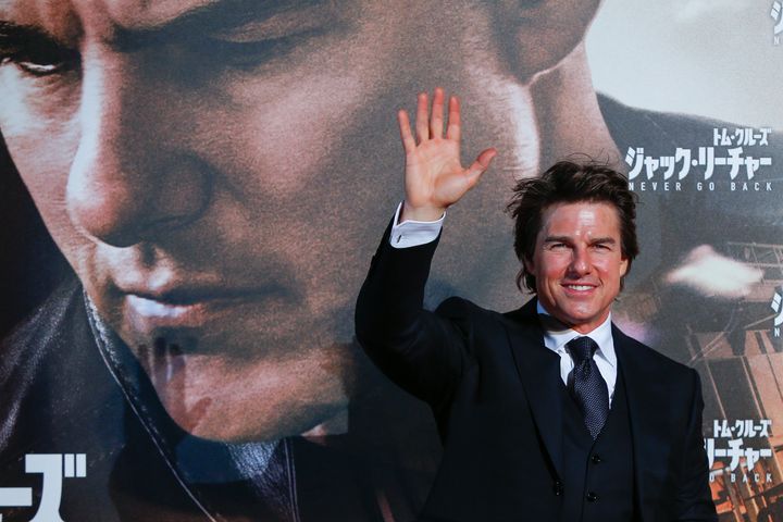 Tom Cruise at the premiere of "Jack Reacher: Never Go Back."