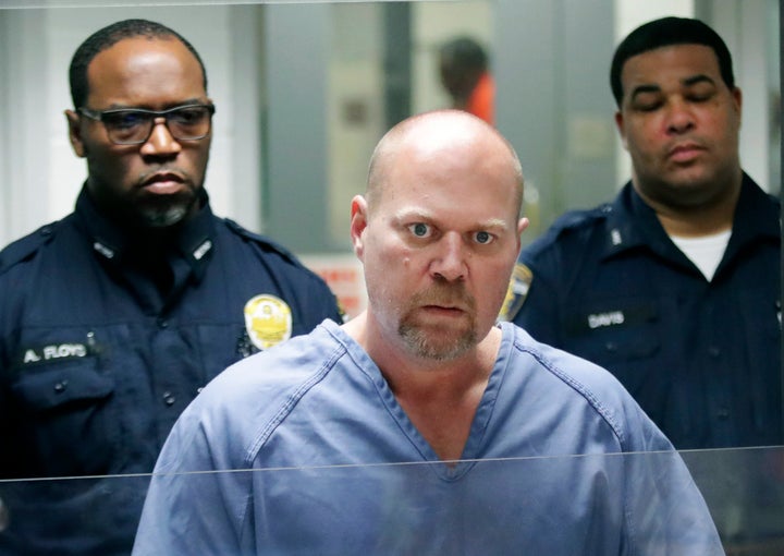 Gregory Bush is arraigned on two counts of murder and 10 counts of wanton endangerment in Louisville, Kentucky. 