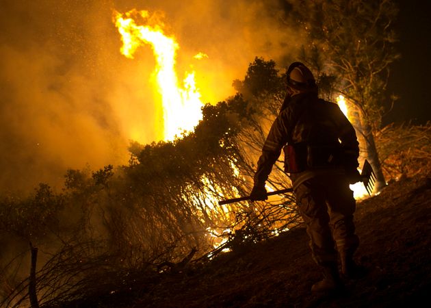 The Camp Fire, one of three that has caused serious damage, is still raging 