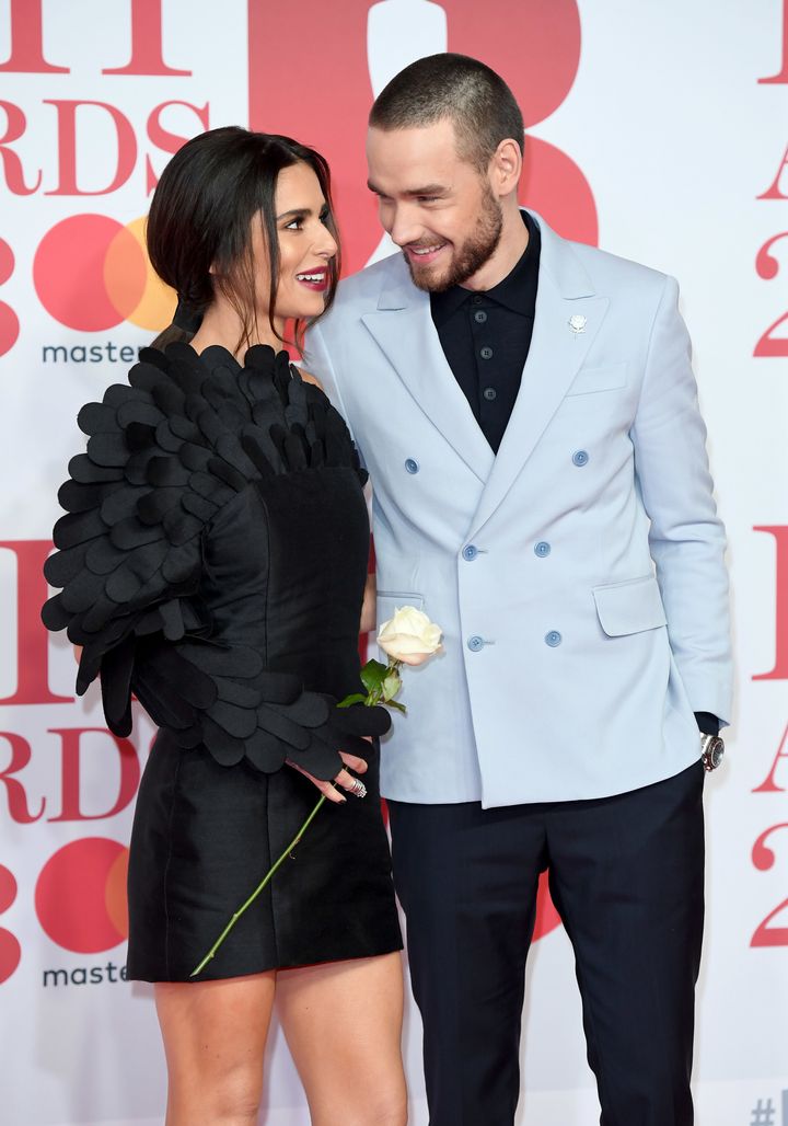 Cheryl and Liam pictured at the Brit Awards earlier this year