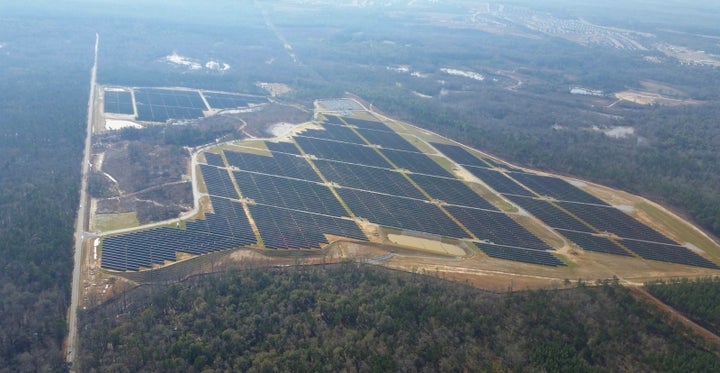 The Fort Benning solar facility.