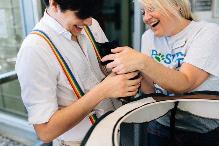 Couple Holds Wedding Kitten Hour Instead Of Cocktail Hour Huffpost News 2758