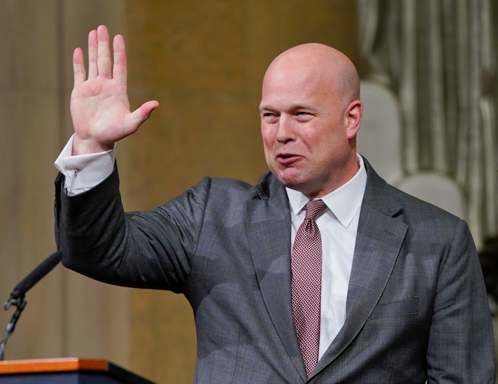 Trump's choice of Matthew Whitaker to run the Justice Department is under attack in the courts.