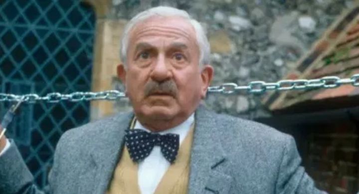 John Bluthal as Frank Pickle in BBC sitcom 'Vicar of Dibley'.