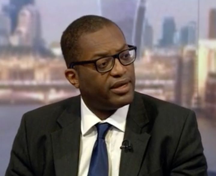 Brexit minister Kwasi Kwarteng on the BBC Andrew Marr Show on Sunday