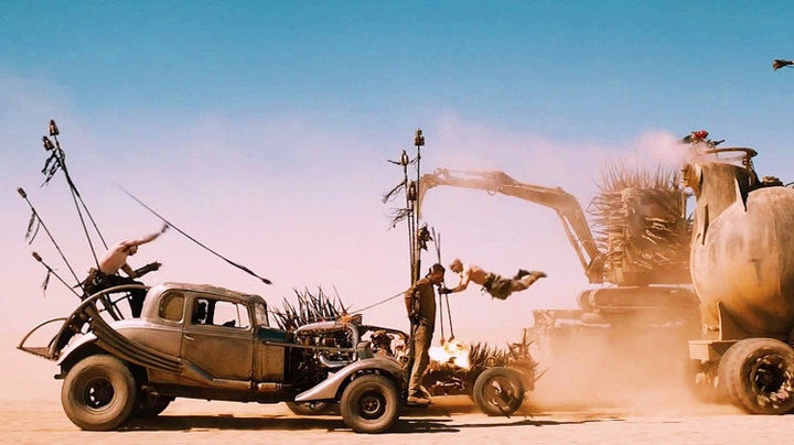 With spectacular car chases set against rolling deserts, the vivid earth tones in "Mad Max: Fury Road" make every scene look