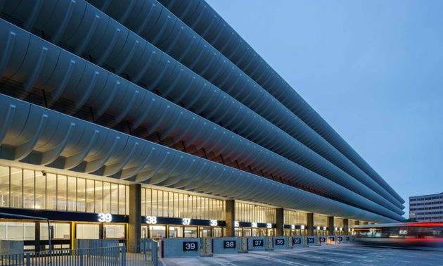 Preston’s brutalist-inspired new bus station. 