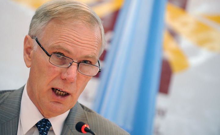 Rudd dismissed the UN's report into poverty, put together by Professor Philip Alston (pictured)