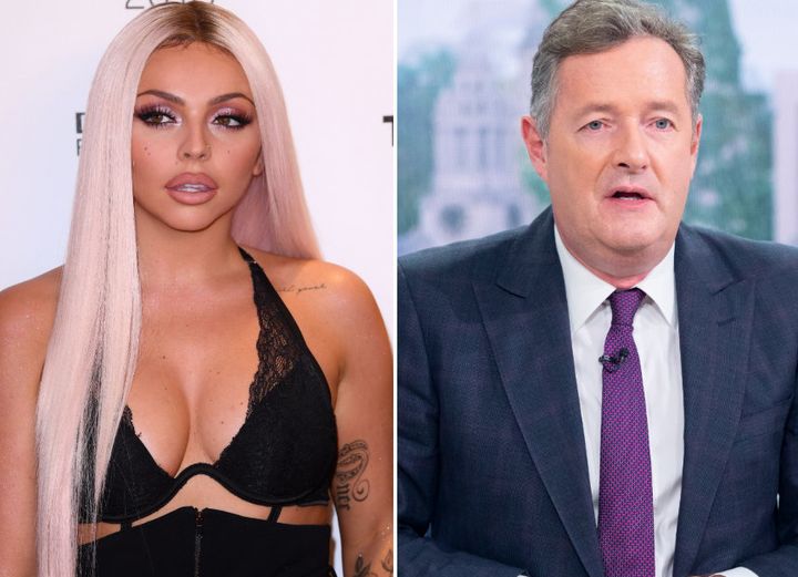 Jesy and Piers Morgan