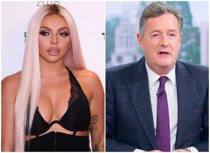 Jesy Nelson and Piers Morgan