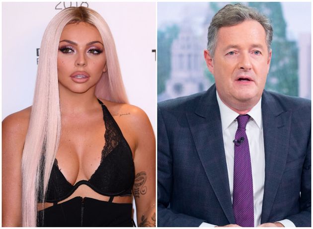 Jesy Nelson and Piers Morgan