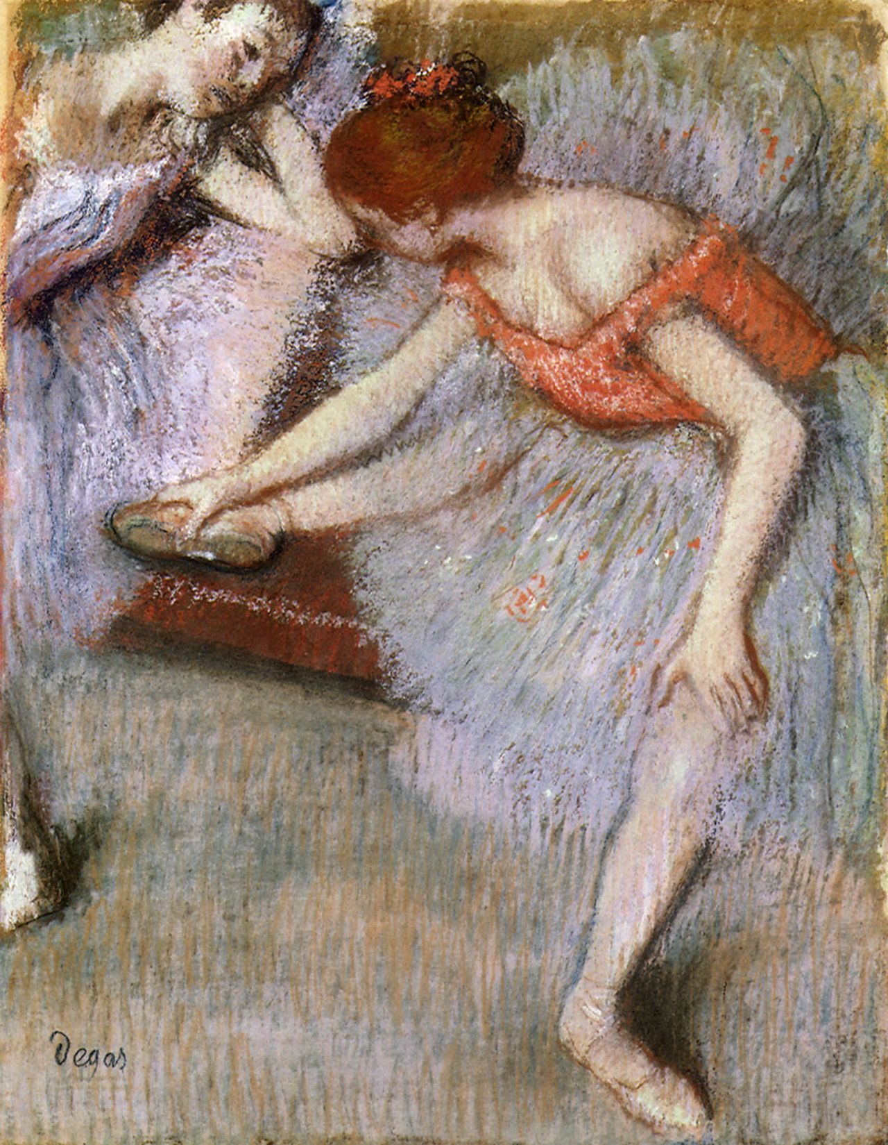 As an adult, Degas fraternized with few women aside from his housekeepers. His friends believed he feared women would interfere with the quality of his work.