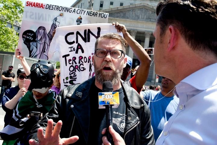 Gavin McInnes, founder of the neo-fascist gang the Proud Boys. 