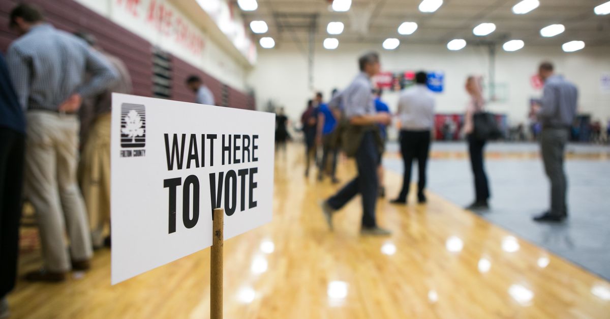 Political ideas. Urban Politics. Voting. Vote in person. Voting rights logo.