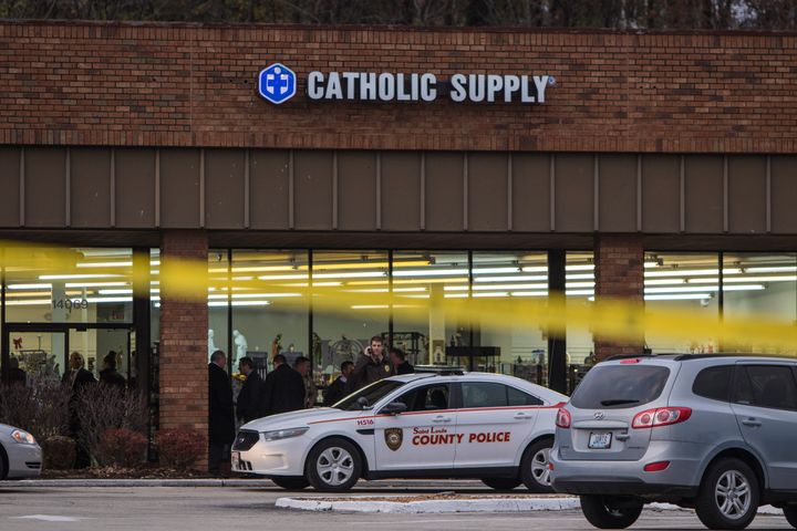 A man walked into this Catholic Supply store on Monday and began attacking women.