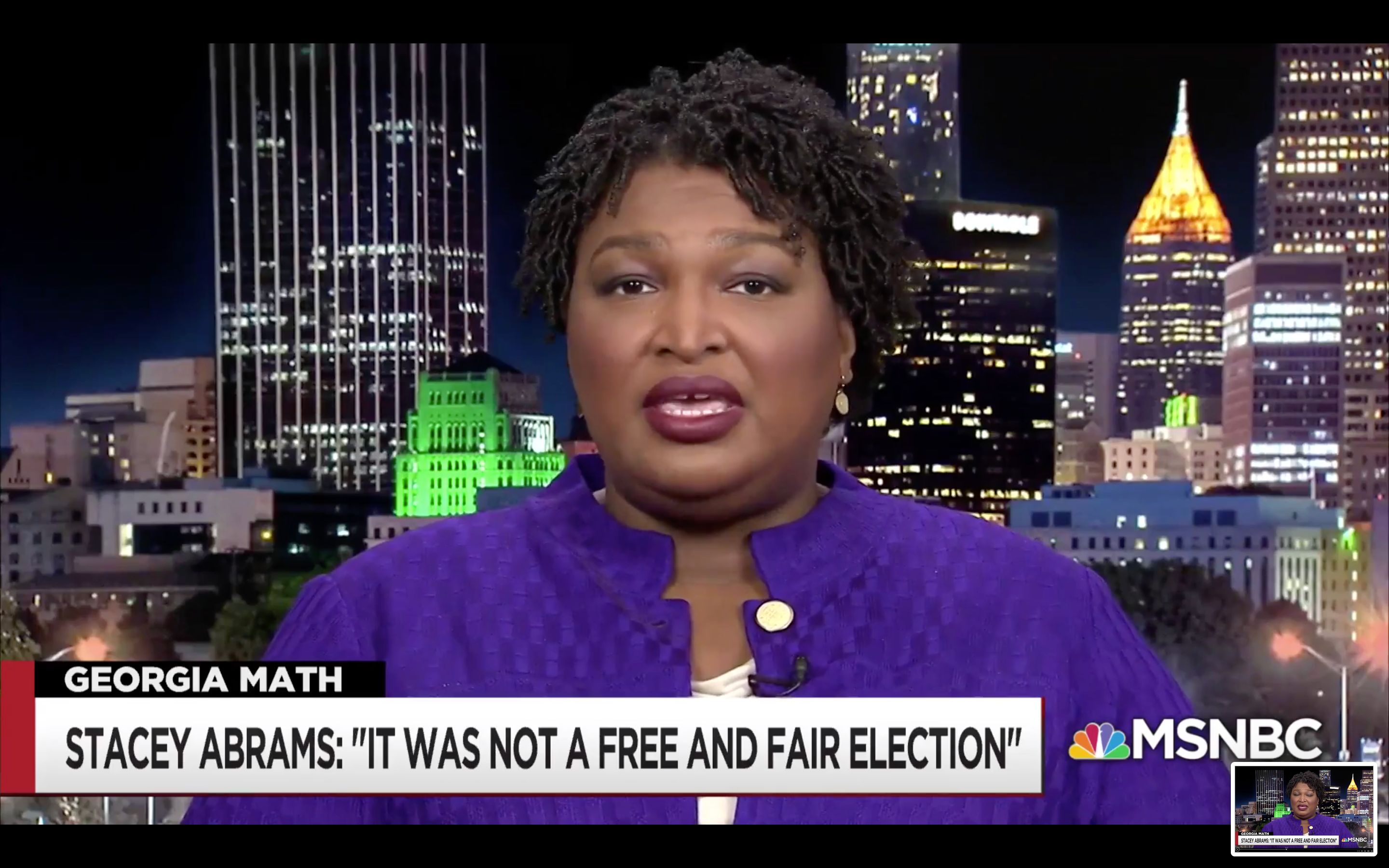 Stacey Abrams Says Georgia Gubernatorial Election Was Neither Fair Nor ...